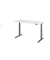Sitz-Steh-Schreibtisch VXBHM, elektrisch h&ouml;henverstellbar, 129cm (H), 160x80cm (BxT), wei&szlig; / graphit