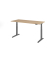 Sitz-Steh-Schreibtisch VXBHM, elektrisch h&ouml;henverstellbar, 129cm (H), 180x80cm (BxT), eiche / graphit