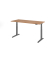 Sitz-Steh-Schreibtisch VXBHM, elektrisch h&ouml;henverstellbar, 129cm (H), 180x80cm (BxT), nussbaum / graphit
