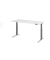 Sitz-Steh-Schreibtisch VXBHM, elektrisch h&ouml;henverstellbar, 129cm (H), 180x80cm (BxT), wei&szlig; / graphit