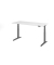 Sitz-Steh-Schreibtisch VXBHM, elektrisch h&ouml;henverstellbar, 129cm (H), 180x80cm (BxT), wei&szlig; / graphit