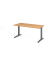 Schreibtisch VXB, manuell h&ouml;henverstellbar, 85cm (H), 160x80cm (BxT), buche / graphit