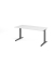 Schreibtisch VXB, manuell h&ouml;henverstellbar, 85cm (H), 160x80cm (BxT), wei&szlig; / graphit