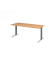 Schreibtisch VXB, manuell h&ouml;henverstellbar, 85cm (H), 180x80cm (BxT), buche / graphit