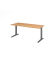 Schreibtisch VXB, manuell h&ouml;henverstellbar, 85cm (H), 180x80cm (BxT), buche / graphit