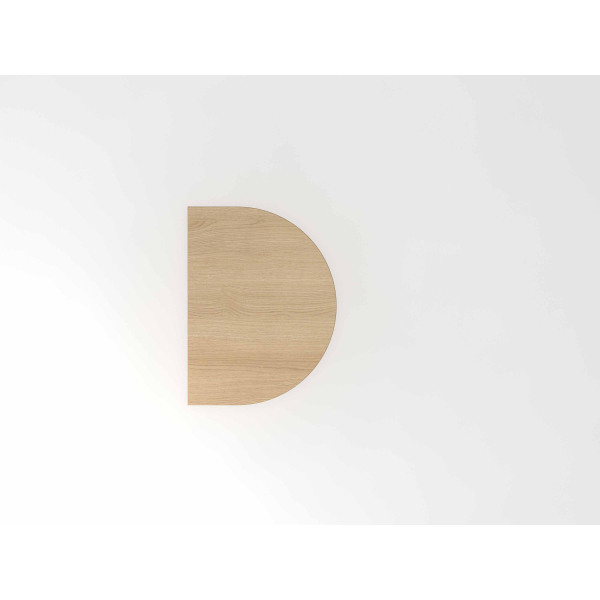 4032062172858 - Ansatztisch TOPAS LINE für elektrisch höhenverstellb Schreibtische T 600 Eiche graphit