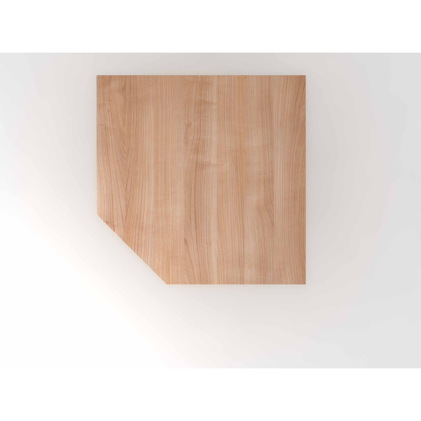 4032062173008 - Verbindungsplatte VXBT12 nussbaum grafit Trapezform 1200 x 1200 x 25 cm