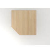 Verkettungsplatte trapez f&uuml;r STF EicheGraphit