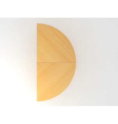 Anbautisch 2xViertelkreisSTF BucheGraphit