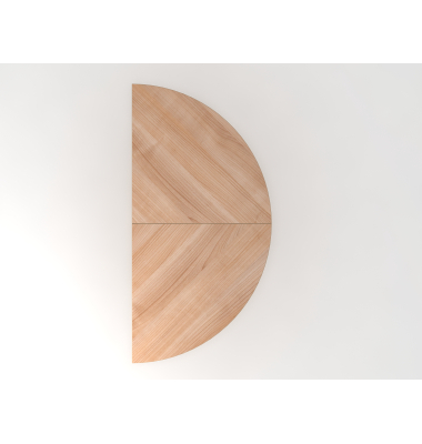 Anbautisch 2xViertelkreisSTF NussbGraphit