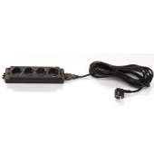 4-fach Steckdosenleiste mit 5m Kabel BRD