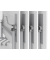 Klapptisch VKF, 73,5cm (H), 160x80cm (BxT), nussbaum / silber