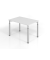 Schreibtisch VYS, manuell h&ouml;henverstellbar, 82cm (H), 120x80cm (BxT), grau / silber