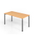 Schreibtisch VYS, manuell h&ouml;henverstellbar, 82cm (H), 160x80cm (BxT), buche / graphit