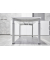 Schreibtisch VYS, manuell h&ouml;henverstellbar, 82cm (H), 180x80cm (BxT), eiche / graphit