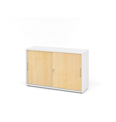 Schiebet&uuml;renschrank V1752/V1753 V1752S/W/3/BS, abschlie&szlig;bar, 2 OH