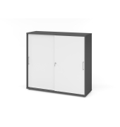 Schiebet&uuml;renschrank V1752/V1753 V1753S/G/W/BS, abschlie&szlig;bar, 3 OH