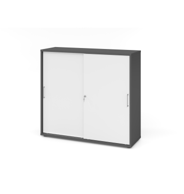 Schiebet&uuml;renschrank V1752/V1753 V1753S/G/W/BS, abschlie&szlig;bar, 3 OH