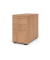 Standcontainer VSC40/N/N/BS VSC, Nussbaum, 3 Schubladen, Spanplatte, melaminbeschichtet, abschlie&szlig;bar