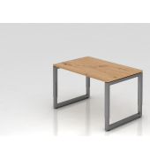 Schreibtisch VRS, manuell h&ouml;henverstellbar, 85cm (H), 120x80cm (BxT), asteiche / graphit