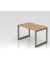 Schreibtisch VRS, manuell h&ouml;henverstellbar, 85cm (H), 120x80cm (BxT), asteiche / graphit