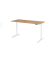 Sitz-Steh-Schreibtisch VXBHM, elektrisch h&ouml;henverstellbar, 129cm (H), 180x80cm (BxT), asteiche / wei&szlig;