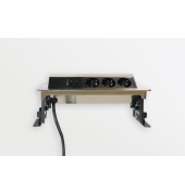 Steckdosenl. 3xStrom, 2xUSB, ohne Fr&auml;sung