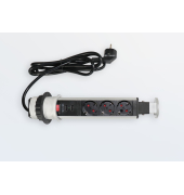 Steckdose 3xStrom, 2xUSB, Tower, mit Bohrung