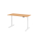 Sitz-Steh-Schreibtisch VXMKA, elektrisch h&ouml;henverstellbar, 120cm (H), 160x80cm (BxT), buche / wei&szlig;