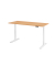 Sitz-Steh-Schreibtisch VXMKA, elektrisch h&ouml;henverstellbar, 120cm (H), 180x80cm (BxT), buche / wei&szlig;