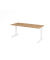 Schreibtisch VXB, manuell h&ouml;henverstellbar, 85cm (H), 180x80cm (BxT), asteiche / wei&szlig;
