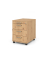 Rollcontainer VAC30/R/R/SG VAC, asteiche, 4 Schubladen, Spanplatte, abschlie&szlig;bar