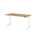 Sitz-Steh-Schreibtisch VXBHM, elektrisch h&ouml;henverstellbar, 129cm (H), 200x100cm (BxT), asteiche / wei&szlig;
