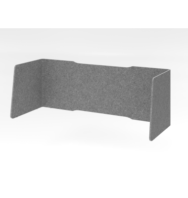 Akustik-Einhausung, 3-seitig, gefaltet,174x65