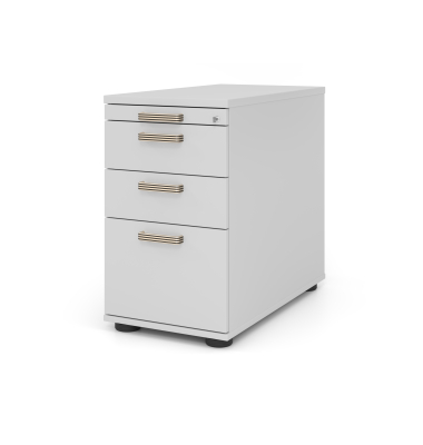 Standcontainer VSC40/5/5/SG VSC, grau, 3 Schubladen, Spanplatte, melaminbeschichtet, abschlie&szlig;bar