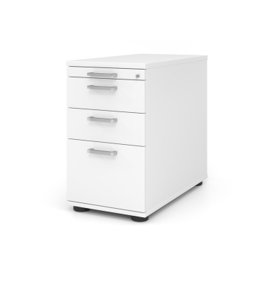 Standcont.80cm,2Schub,1HR,Schl. CE Wei&szlig;