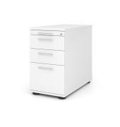 Standcontainer VSC40/W/W/RE VSC, wei&szlig;, 5 Schubladen, Spanplatte, melaminbeschichtet, abschlie&szlig;bar