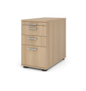 Standcontainer VSC40/E/E/CE VSC, eiche, 3 Schubladen, Spanplatte, melaminbeschichtet, abschlie&szlig;bar
