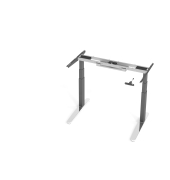 Sitz-Steh-Schreibtischgestell VXBHM VXBHM12G/GC, elektrisch h&ouml;henverstellbar, 65-129cm (H), C-Fu&szlig;-Gestell, graphit
