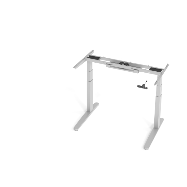 4032062293928 - Schreibtischgestell VXBHM elektrisch höhenverstellbar 129cm (H) silber 4032062293928 Hammerbacher