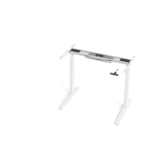 Sitz-Steh-Schreibtischgestell VXBHM VXBHM12G/WW, elektrisch h&ouml;henverstellbar, 65-129cm (H), C-Fu&szlig;-Gestell, wei&szlig;
