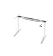 Sitz-Steh-Schreibtischgestell VXBHM VXBHM16G/WC, elektrisch h&ouml;henverstellbar, 65-129cm (H), C-Fu&szlig;-Gestell, wei&szlig;
