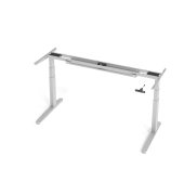 Schreibtischgestell VXBHM, elektrisch h&ouml;henverstellbar, 129cm (H), C-Fu&szlig;-Gestell, silber