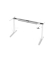 Sitz-Steh-Schreibtischgestell VXBHM VXBHM19G/WC, elektrisch h&ouml;henverstellbar, 65-129cm (H), C-Fu&szlig;-Gestell, wei&szlig;
