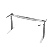 Sitz-Steh-Schreibtischgestell VXBHM VXBHM20G/GC, elektrisch h&ouml;henverstellbar, 65-129cm (H), C-Fu&szlig;-Gestell, graphit
