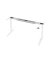 Sitz-Steh-Schreibtischgestell VXBHM VXBHM20G/WW, elektrisch h&ouml;henverstellbar, 65-129cm (H), C-Fu&szlig;-Gestell, wei&szlig;
