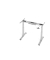 Schreibtischgestell VXDSM, elektrisch h&ouml;henverstellbar, 127cm (H), T-Fu&szlig;-Gestell, silber