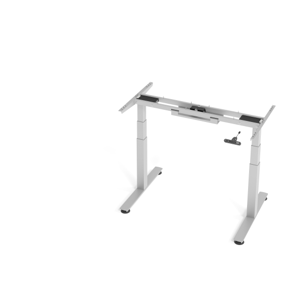 4032062297162 - Schreibtischgestell VXDSM elektrisch höhenverstellbar 127cm (H) silber 4032062297162 Hammerbacher