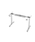 Sitz-Steh-Schreibtischgestell VXDSM VXDSM16G/S, elektrisch h&ouml;henverstellbar, 63-127cm (H), T-Fu&szlig;-Gestell, silber
