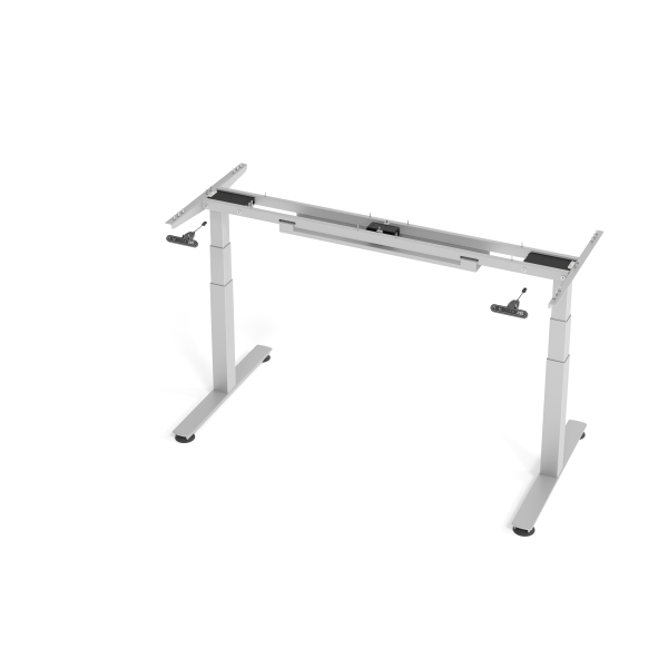 4032062297254 - Schreibtischgestell VXDSM elektrisch höhenverstellbar 127cm (H) silber 4032062297254 Hammerbacher